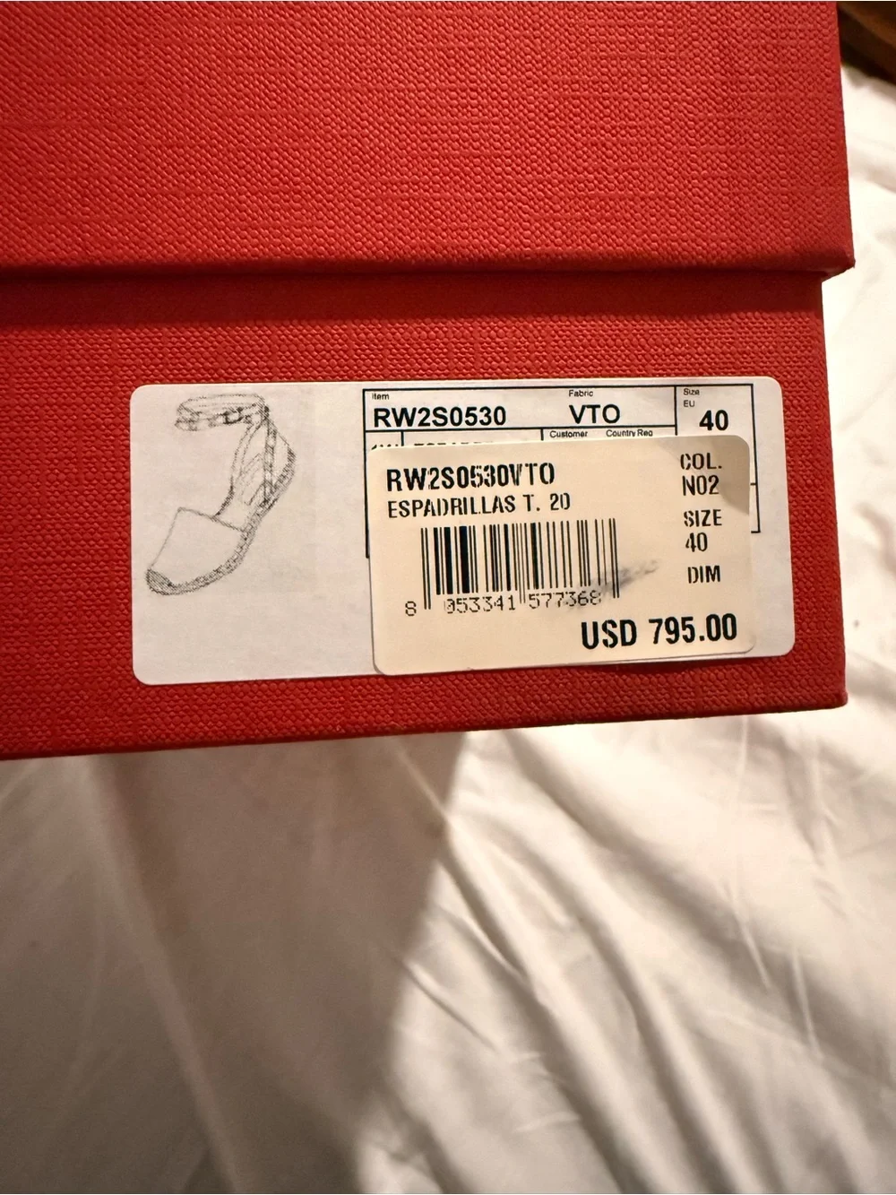 Valentino Flat Espadrilles